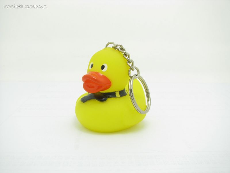 Yellow duck keychain
