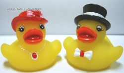 Flashing toy Wedding rubber Duck