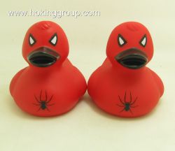 Bath spiderman rubber duck