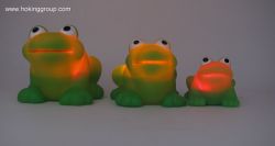 bath light Flashing Rubber Frog