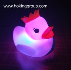 bath light LED flashing princess Rubber duck