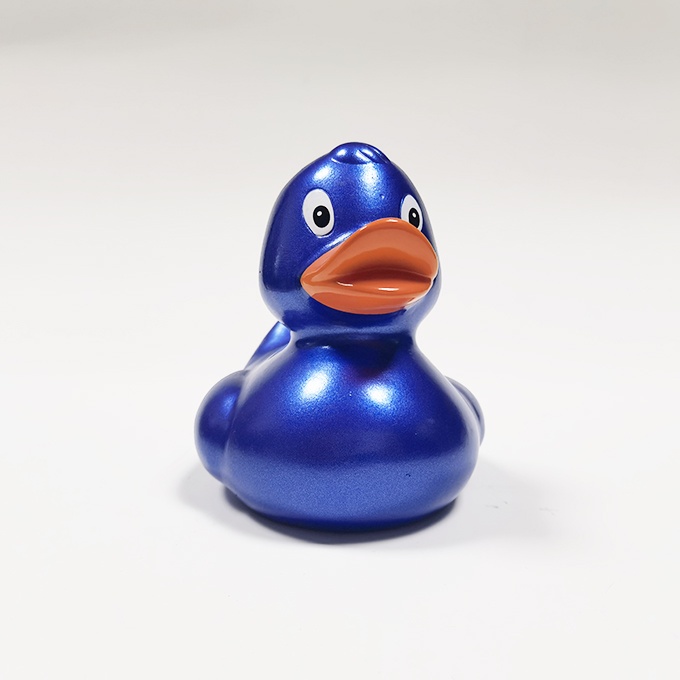 metallic rubber duck