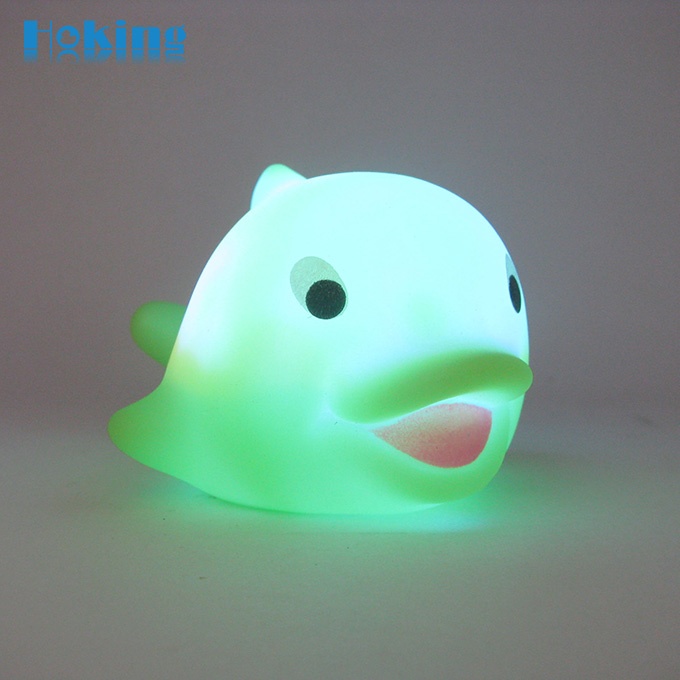 bath light light up rubber Whale